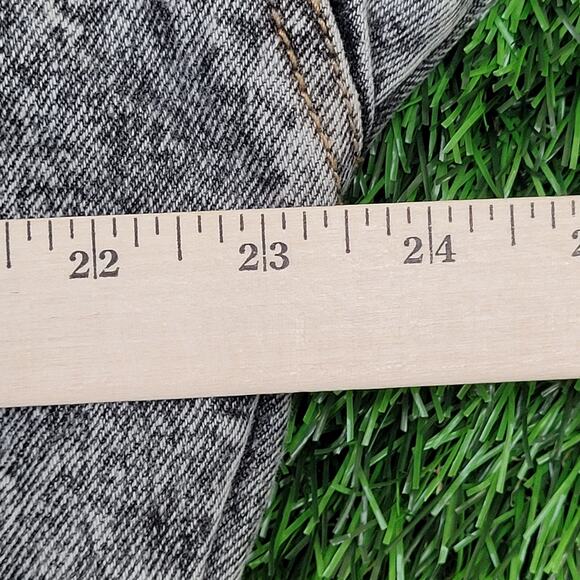 Vintage 80s Biker Denim Jacket Womens M/L 23x25 Sherpa-Lined - Picture 5 of 16